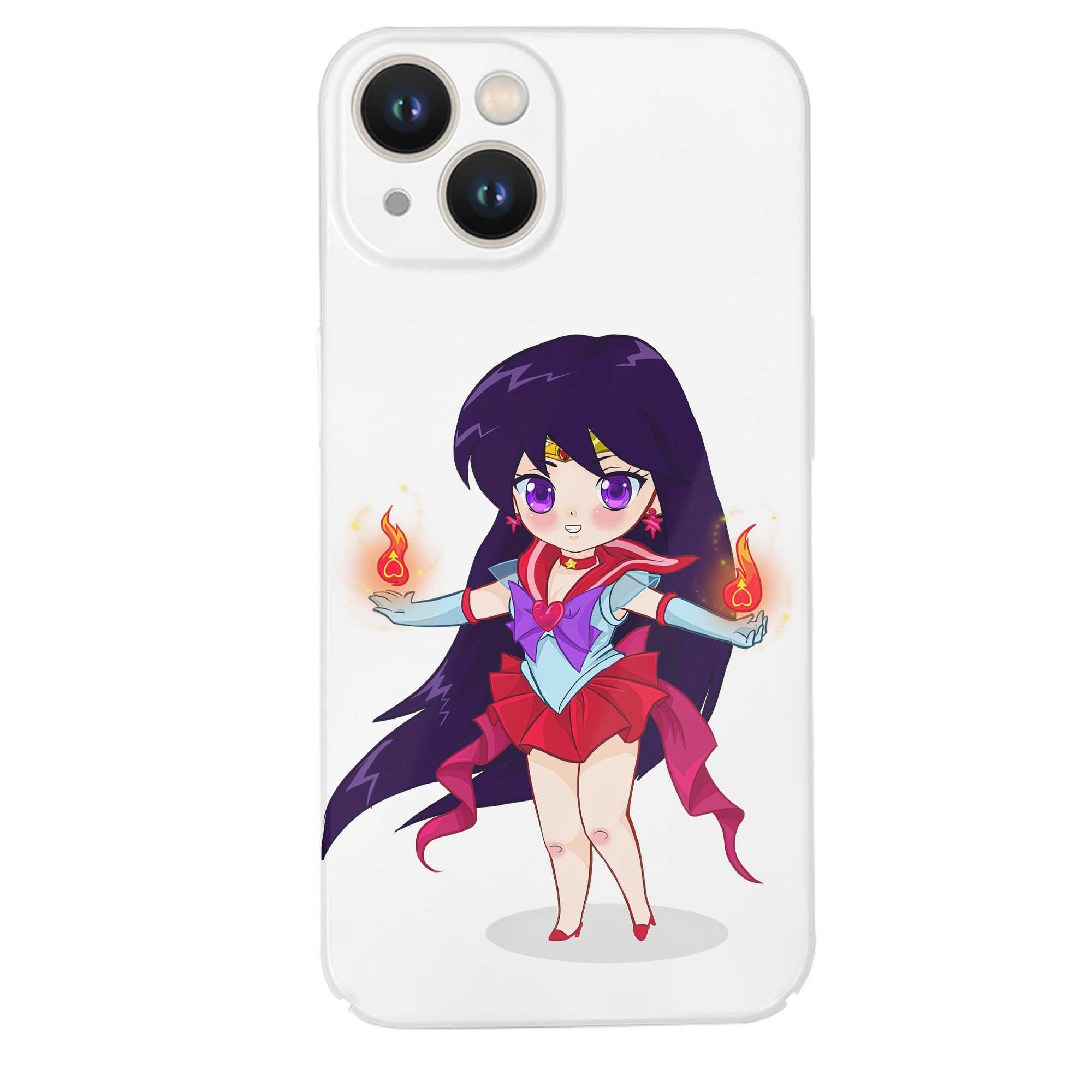 （画像用） 美少女戦士セーラームーン 火野レイ ひの レイ Sailor Moon Hino Rei （セーラーマーズ,Sailor Mars） 【iPhone 14シリーズ対応】ハードケース